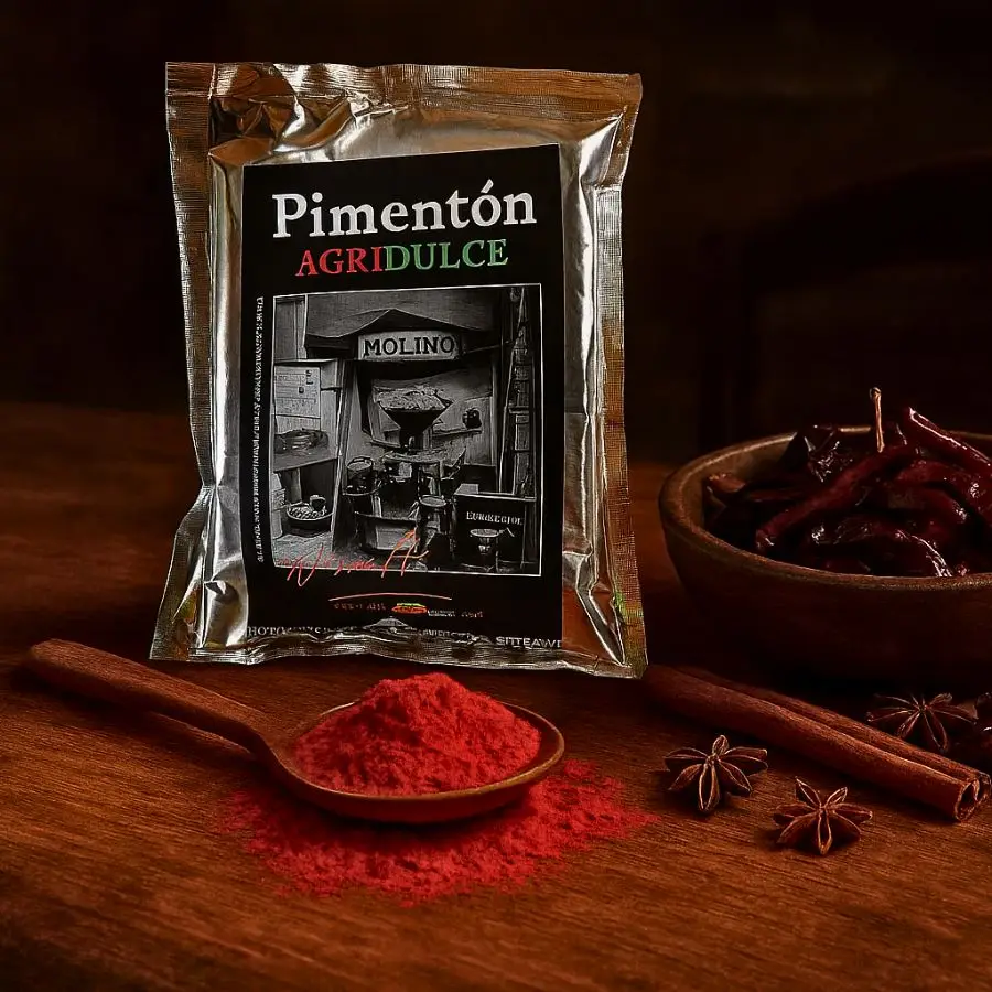 pimentón del Bierzo en bolsa de 250 gr